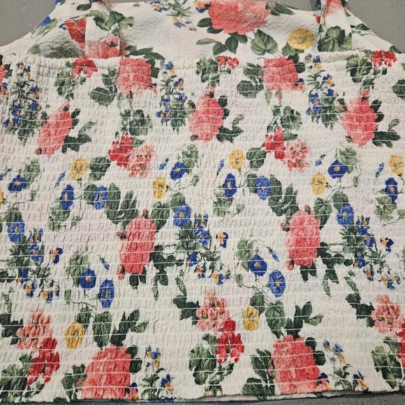 NWOT Cropped floral stretchy top XL - Picture 2 of 6
